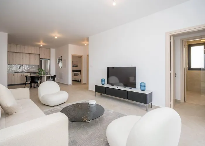 Apartmán Kalamon Luxury 202 W Pool And Gym Larnaca