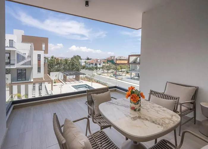 Apartmán Kalamon Luxury 202 W Pool And Gym Larnaca