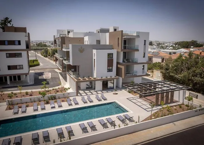 Kalamon Luxury 202 W Pool And Gym Apartmán Larnaca